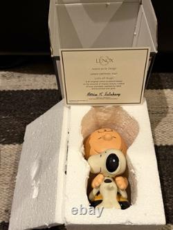 Lenox Peanuts Lots of Hugs Charlie Brown & Snoopy 5.25in Porcelain