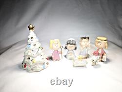 Lenox Peanuts Nativity Christmas Pageant Set Snoopy Charlie Brown Linus NEW