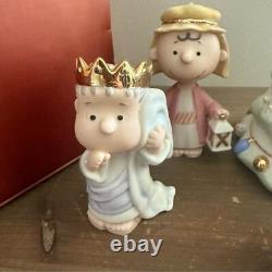 Lenox Peanuts Nativity Christmas Pageant Set Snoopy Charlie Brown Linus NEW 2021