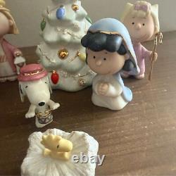 Lenox Peanuts Nativity Christmas Pageant Set Snoopy Charlie Brown Linus NEW 2021