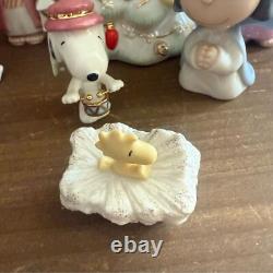Lenox Peanuts Nativity Christmas Pageant Set Snoopy Charlie Brown Linus NEW 2021