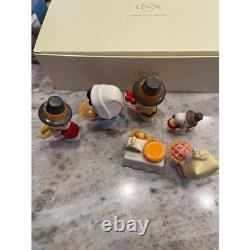 Lenox Peanuts Thanksgiving Charlie Brown Sally Snoopy Linus Lucy NEW IN BOX