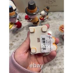 Lenox Peanuts Thanksgiving Charlie Brown Sally Snoopy Linus Lucy NEW IN BOX