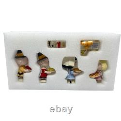 Lenox Peanuts Thanksgiving Figurine Set of 5 Charlie Brown Snoopy Sally Lucy NEW