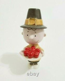Lenox Peanuts Thanksgiving Pilgrim Figurine 6 PC Snoopy Charlie Brown Lucy Sally