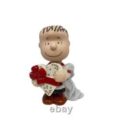 Lenox Peanuts Valentine's Day Figurine Set of 5 Charlie Brown Snoopy Sally Lucy