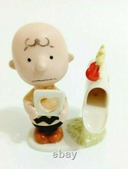 Lenox Peanuts Valentine's Day Figurines Party Charlie Brown Snoopy Lucy 5 PC Set