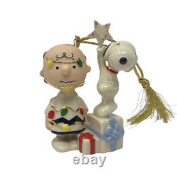 Lenox Peanuts You're Christmas Tree Charlie Brown Snoopy Ornament #805751 in BOX