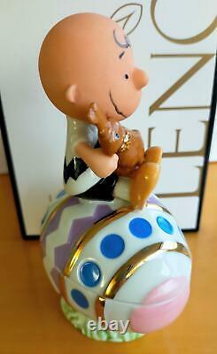Lenox Snoopy Charlie Brown Easter Pottery Accessory Case