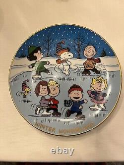 Limited Edition Snoopy Charlie Brown Peppermint Patty Peanuts DanburyMint Plate