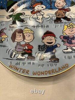 Limited Edition Snoopy Charlie Brown Peppermint Patty Peanuts DanburyMint Plate