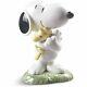 Lladró Nao Peanuts Snoopy Figurine Fine Porcelain Sculpture Ships Globally