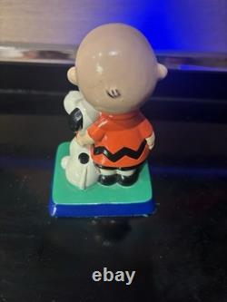 Lot Of 6 Vintage Peanuts Snoopy Charlie Brown Flying Ace Alarm Clock Figure Lot