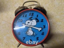 Lot Of 6 Vintage Peanuts Snoopy Charlie Brown Flying Ace Alarm Clock Figure Lot