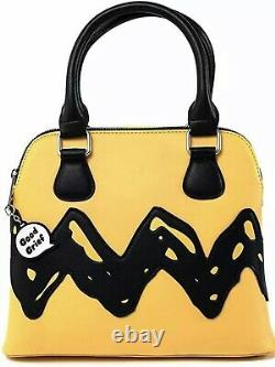 Loungefly Peanuts Charlie Brown Shirt Snoopy Handbag Crossbody Convertible Bag