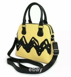 Loungefly Peanuts Charlie Brown Shirt Snoopy Handbag Crossbody Convertible Bag