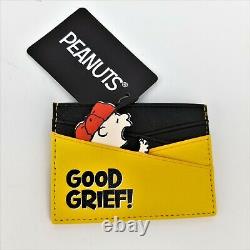 Loungefly Peanuts Charlie Brown Zig Zig Crossbody Handbag and Cardholder Set