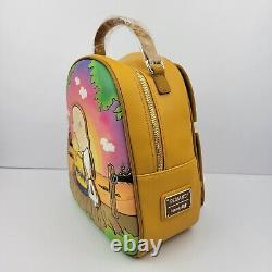 Loungefly Peanuts Charlie Brown and Snoopy Sunset Mini Backpack