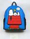 Loungefly Peanuts Snoopy 70th Doghouse Charlie Brown Mini Backpack Bnwt
