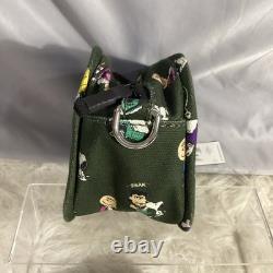 MARC JACOBS x Peanuts Rare Green Canvas Camera Bag Snoopy Charlie Brown 20