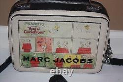 Marc Jacobs PEANUTS Snoopy Charlie Brown Comic Strip The Box Bag Used Once