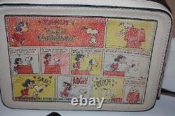 Marc Jacobs PEANUTS Snoopy Charlie Brown Comic Strip The Box Bag Used Once