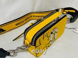 Marc Jacobs Peanuts Snoopy Collab Shoulder Crossbody Bag Tag Genuine Yellow