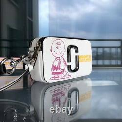 Marc Jacobs X Peanuts Snoopy And Charlie Brown Snapshot, White Multi New, RARE