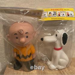 Medicom Toy VCD VINTAGE Snoopy Charlie Brown Set of 2