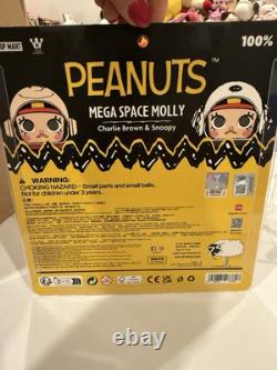Mega Space Molly Charlie Brown & Snoopy Sealed, NEW