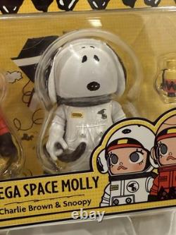 Mega Space Molly Charlie Brown & Snoopy Sealed, NEW