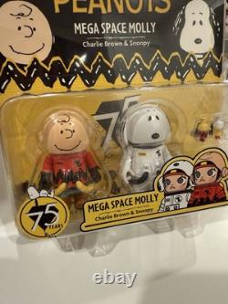 Mega Space Molly Charlie Brown & Snoopy Sealed, NEW