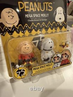 Mega Space Molly Charlie Brown & Snoopy Sealed, NEW