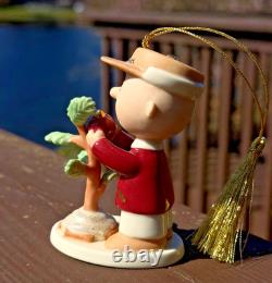 Merry Christmas Charlie Brown Whimsical Snoopy Ornament by Lenox without Box