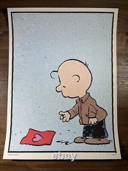 Mondo Peanuts Note Charles Schultz Art Print Poster XX/165 Charlie Brown