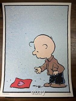 Mondo Peanuts Note Charles Schultz Art Print Poster XX/165 Charlie Brown