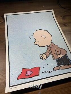 Mondo Peanuts Note Charles Schultz Art Print Poster XX/165 Charlie Brown