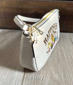 NEW Coach x Peanuts Charlie Brown Snoopy Friends Leather Nolita Purse CMB76, NWT