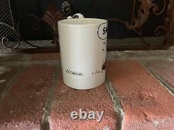 NEW NWT Hallmark Peanuts Charlie Brown 3D Snoopy Hanging On Handle Mug