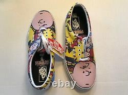 NEW PEANUTS GANG VANS Mens Sneakers size 11 Lace Up Charlie Brown Snoopy Linus