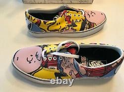 NEW PEANUTS GANG VANS Mens Sneakers size 11 Lace Up Charlie Brown Snoopy Linus