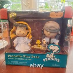 NEW Peanuts Nativity Charlie Brown Lucy Woodstock Linus Snoopy Sally RARE