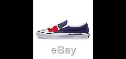 NEW RARE Vans Christmas Peanuts Classic Slip-On Shoes Charlie Brown Snoopy Tree