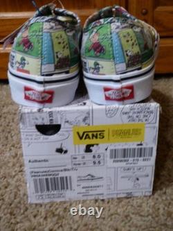 NIB Vans x PEANUTS Comics Mens Shoes Size 8 Womens 9.5 SNOOPY Charlie Brown