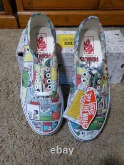 NIB Vans x PEANUTS Comics Mens Shoes Size 8 Womens 9.5 SNOOPY Charlie Brown