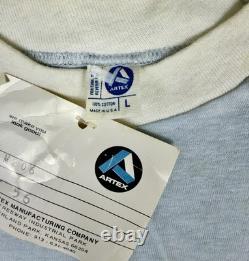 NOS NEW Vintage Peanuts Snoopy Charlie Brown Shirt Artex Spruce Mayo Mens L 60s