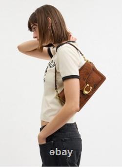 NWT Authentic COACH X PEANUTS Tabby 26 Shoulder Bag Snoopy Charlie Brown