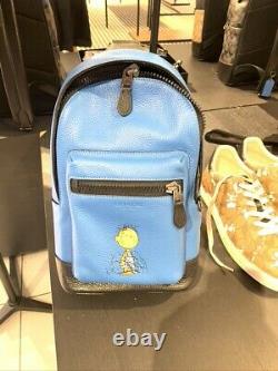 NWT Coach X Peanuts men's West Pack With Charlie Brown