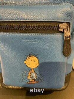 NWT Coach X Peanuts men's West Pack With Charlie Brown