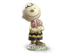 Nao By Lladro Snoopy's Charlie Brown #532 Brand Nib Peanuts Large Save$ F/sh